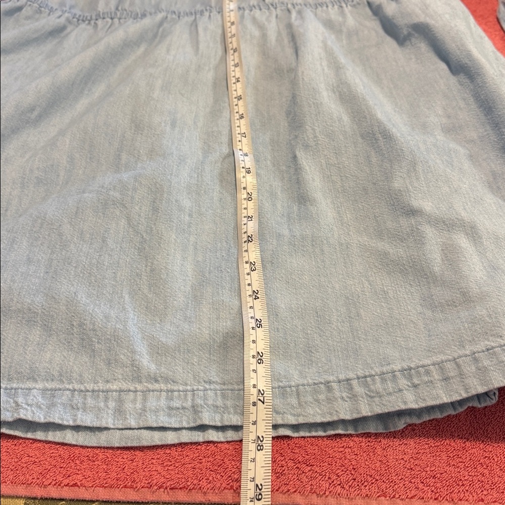 Old Navy Light Blue Puff Sleeve Mini Dress - Picture 13 of 13